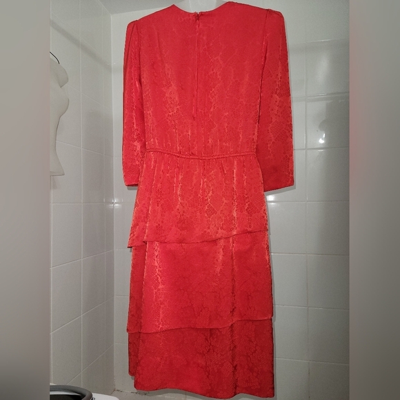 Leslie Fay Vintage Dress Size 10 - Picture 10 of 12